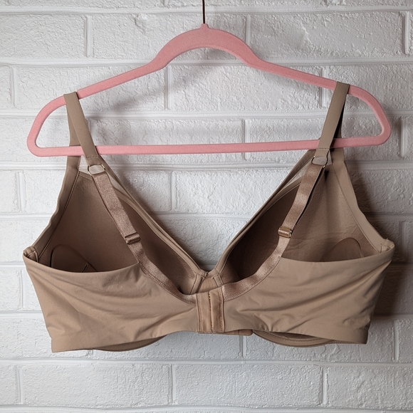 ThirdLove 24/7 Classic Contour Plunge Bra Tan Removable Padding Bra - Picture 4 of 6